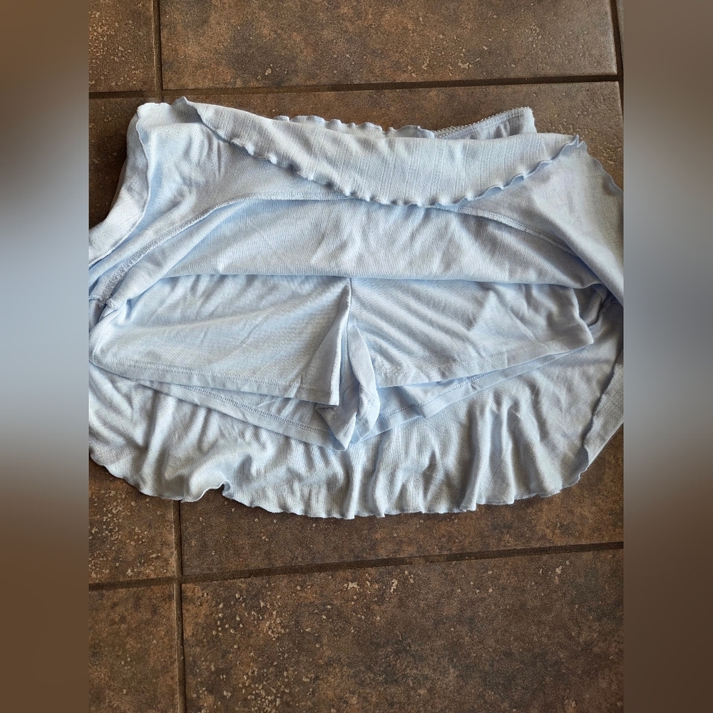 Wild Fable Light Blue Mini Skirt - Picture 2 of 4